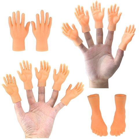 Buy Online Cartoon Funny Finger Hands And Finger Feet Set Creative Finger Toys Of Toys Around The Small Hand Model Halloween Gift Toys Alitools