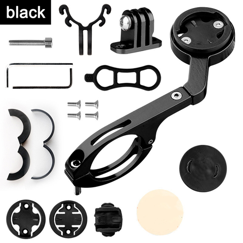 Cycling Bike Computers Mount Gopro Combo Mount Bicycle Handlebar Sports Action Camera Out Front Holder for Garmin/Bryton/IGS ► Photo 1/6
