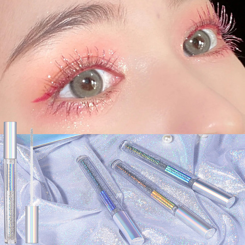 Shiny diamond shimmer mascara glitter mascara lasting waterproof curling thick Lengthening eyelashes shiny  eye makeup cosmetics ► Photo 1/5