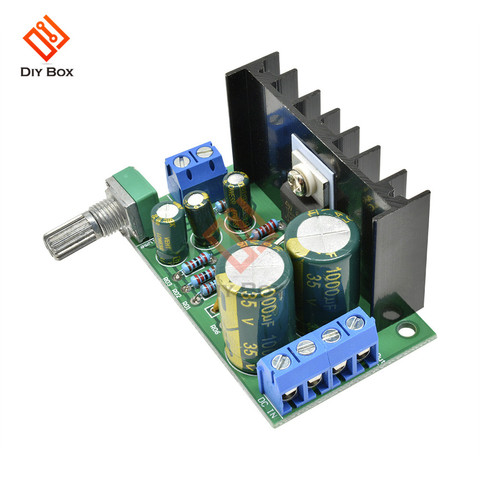 TDA2050 Mono Amplifier Board 5W-120W DC 12-24V Digital Audio Power AMP with Volume Control FOR Home Speakers ► Photo 1/6