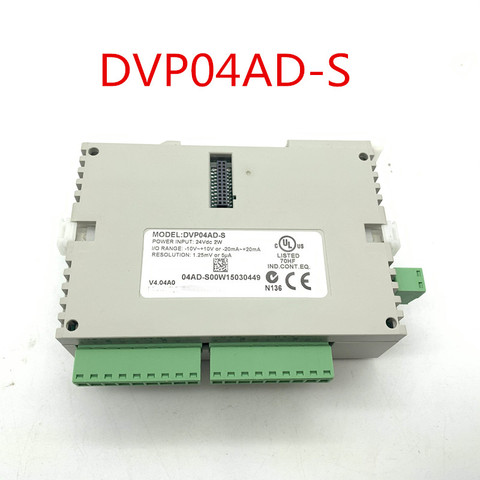 DVP04ADS DVP04AD-S New original S Series PLC Analog I/O Module AI4 PLC in stock ► Photo 1/3