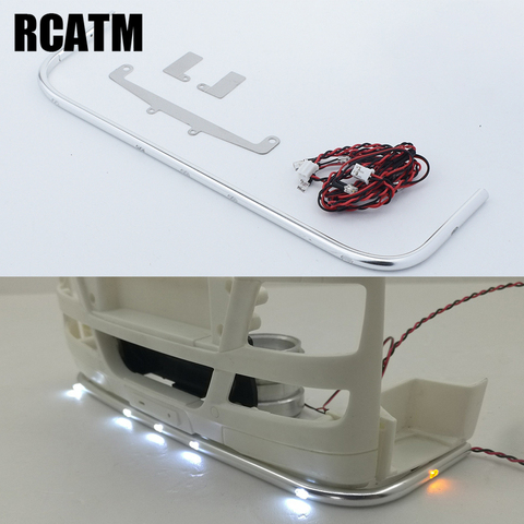 RC Model CNC Aluminum Alloy Bottom LED Light For 1/14 Tamiya RC Truck MAN TGX540 Actros 56348 1851 Scania 620 470 Volvo 56360 ► Photo 1/5