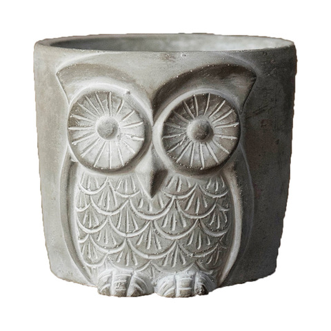 Silicone Concrete Mold Owls Pattern Flowerpot Cement Mould Pen Holder DIY Crafts Handmade Gypsum Plaster Tool ► Photo 1/5