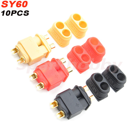 10PCS/5Pairs Sparkhobby SY60 Connector Plug Male/Femal with sheath conformance with Amass XT60 XT60H Used in Infinity battery ► Photo 1/6