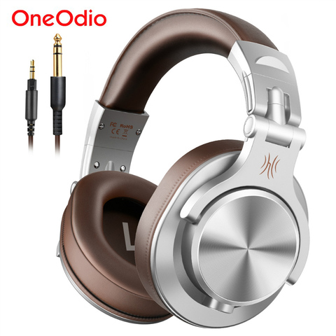 Oneodio A71 Wired Headphones For Computer Phone With Mic Foldable Over Ear Stereo Headset Studio Headphone For Recording Monitor ► Photo 1/6