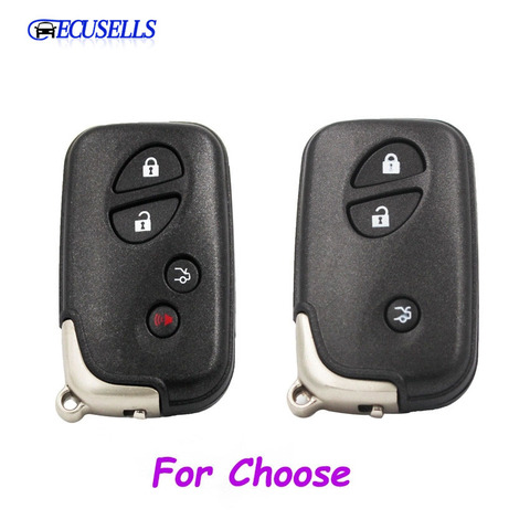 3 Button 3+1 Button Smart Remote Key Case Fob 4 Buttons Keyless Entry Shell Blank for LEXUS IS250 ES350 GS350 LS460 GS ► Photo 1/5