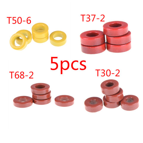 5pcs Carbonyl Iron Core T68-2 Carbonyl Iron Powder Core High Frequency Radio Frequency Magnetic Cores ► Photo 1/5