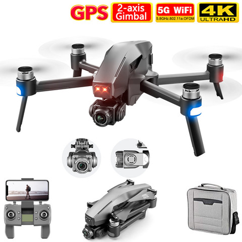 4DRC 2022 M1 Pro 2 drone 4k HD mechanical 2-Axis gimbal camera 5G wifi gps system supports TF card drones distance 1.6km ► Photo 1/6