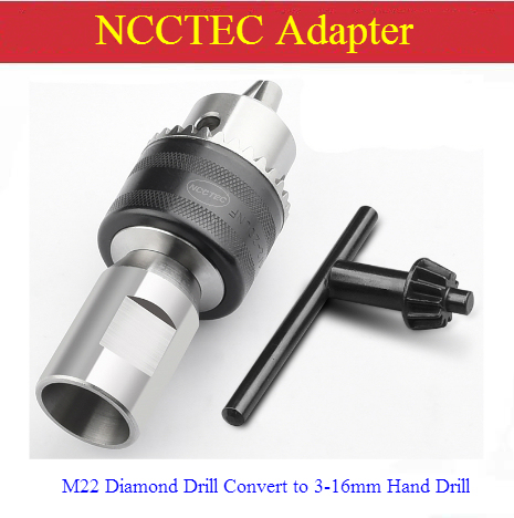 adapter connector M22 Diamond Core Drill Machine Convert to 1/2-20 UNF Chuck Range 3-16mm/2-13mm/1.5-13mm Hand Drill ► Photo 1/6