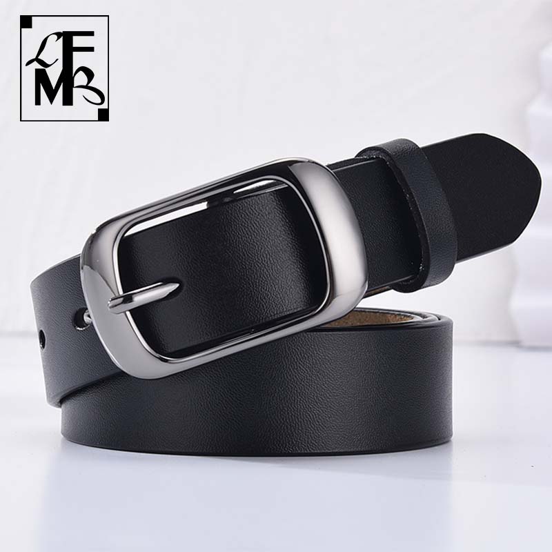 Women's High-quality Luxury Brand Ladies Metal Double Buckle New Belt With Jeans