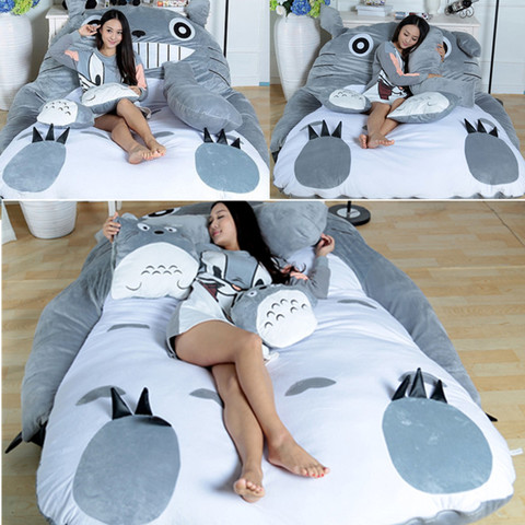 K-STAR Lazy Sofa Bed Cute Cartoon Bed For Children Beds With Pillow Super Warm Soft Pearl Cotton Adult Bedroom Furniture New ► Photo 1/6