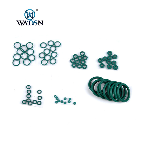 WADSN Magazine Fluorine Rubber O Ring Set For GBB Glock Kublai P1 Water Gel Beads Blaster Green Hunting Gun Accessories ► Photo 1/6