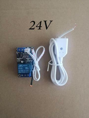 24V Water Leakage Sensor Relay Module Water Leaking Flood Overflow Detector with Cable for Smart Home Security ► Photo 1/3