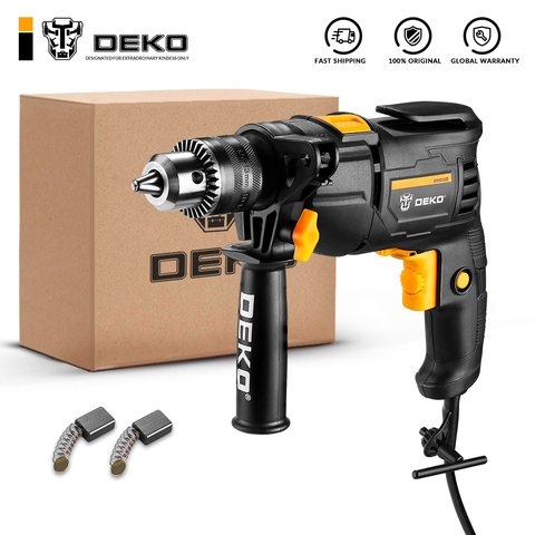 DEKO New DKID13Z2 220V 550W Impact Drill Electric Rotary Hammer 2 Functions Drill Screwdriver Electric Tool Power Tool ► Photo 1/5