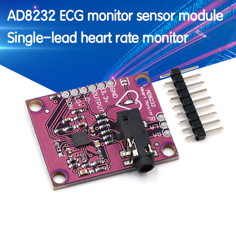 AD8232 ECG Physiological Measurement Heart Pulse ECG Monitor Sensor Module Single Lead Heart Rate Monitor Diy Kit for Arduino ► Photo 1/1