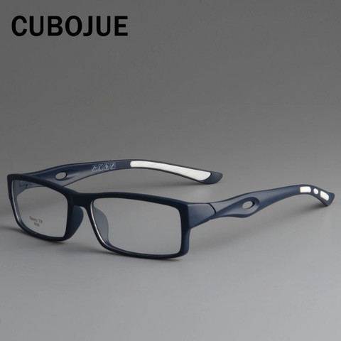 CUBOJUE Sports Glasses Frame Men TR90 Eyeglasses Man Ultra-light Prescription Spectacles for Male Style Optic Eyewear ► Photo 1/6