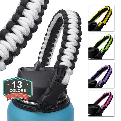 Outdoor Quickdraw Carabiner Hanger Silicone Water Bottle Belt Holder  Outdoor Camping Hiking Bottles Bands Holder Safety