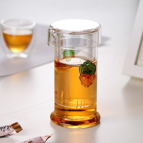 150ml Thicken Heat-resistant Glass Teapot With Inner Strainer Filter Portable Teapot Can be Heated Water Tea Pot ► Photo 1/6