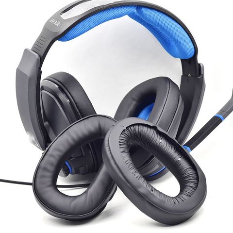 New Ear Cushions For -Sennheiser GSP 350 300 301 302 303 GSP300 Ear Cushions Earmuffs Replacement Cups ► Photo 1/6