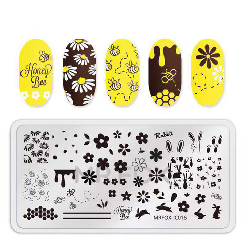 Nail Stamping Plates Nail Template Flower Cartoon Mixed  Pattern Nail Stamp Nail Art Stamp Image Template ► Photo 1/6