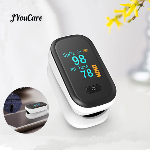 Portable Finger Pulse Oximeter Blood Oxygen Heart Rate Saturation Meter Oximetro De Dedo Saturometro Monitor Medical equipment ► Photo 1/6