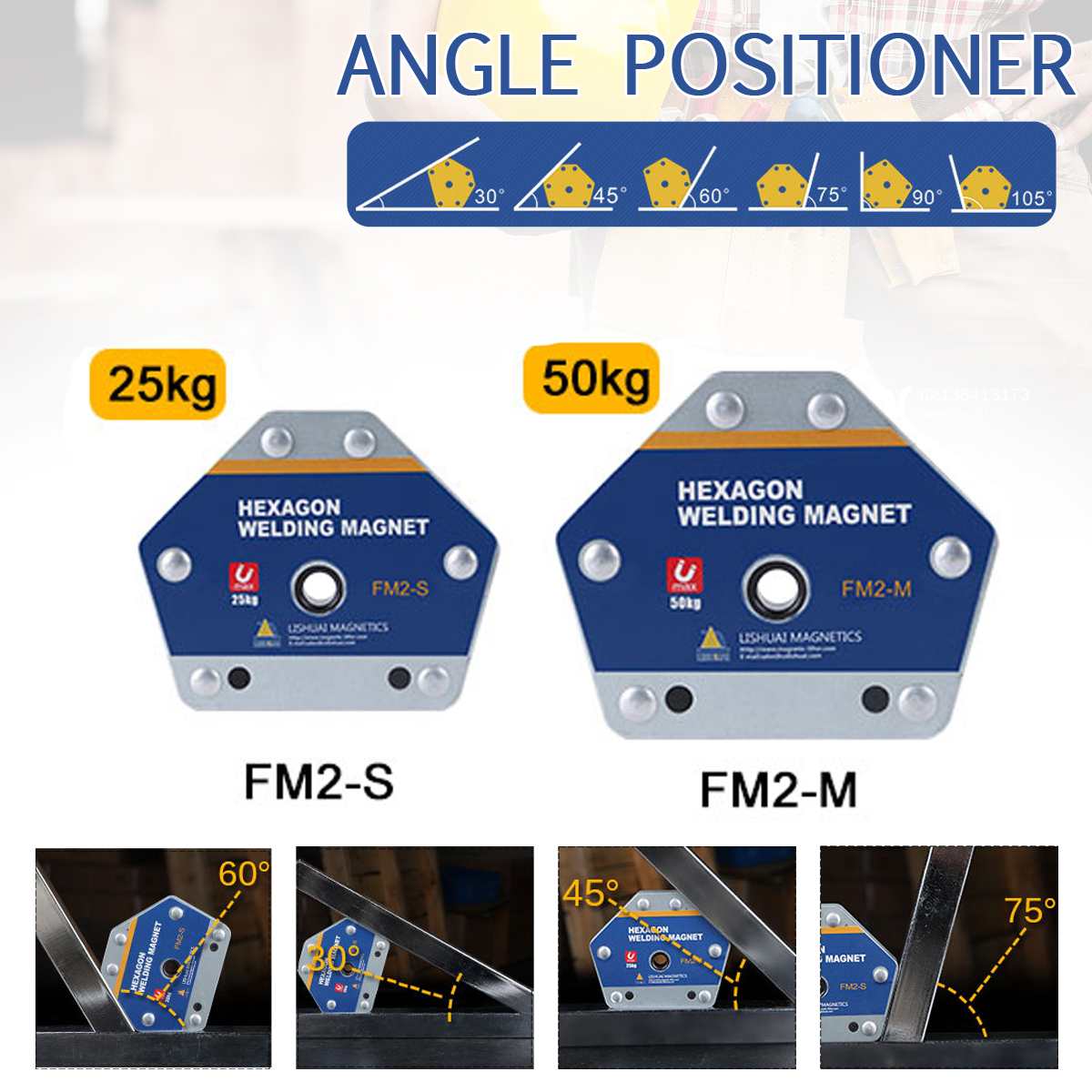 Single Switch Square Magnet On/Off Multi-angle FM2 Welding Magnetic Holder Tool