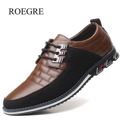 2022 New Big Size 38-48 Oxfords Leather Men Shoes Fashion Casual Slip On Formal Business Wedding Dress Shoes Men Drop Shipping ► Photo 1/6