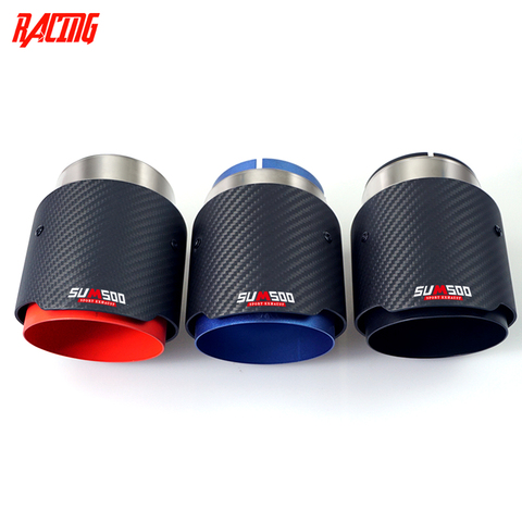 Carbon exhaust tips for Mazda CX-5 cx-4 cx-3  Mazda  Axela  Mazda ATENZA exhaust pipe modified decorative carbon fiber tail tips ► Photo 1/6