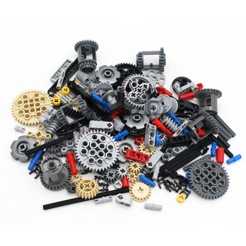 Technic Parts Bulk Gear Cross Axle Pin Lift Arms Conector Car Beam Sets Compatible with Mindstorms Building Bricks Blocks Toys ► Photo 1/6