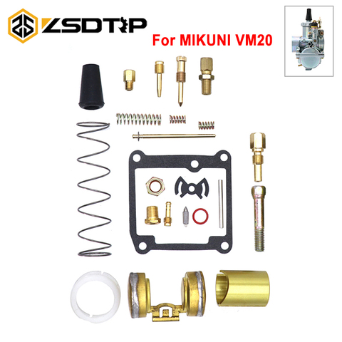 ZSDTRP Motorcycle Carburetor Repair Kit With Spare Jets Set For Mikuni VM20 Motorbike Accessories ► Photo 1/6
