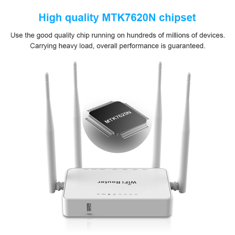 WE1626 300Mbps Wireless WiFi Router  openwrt Omni II Access Point For huawei E3372h 3G 4G USB Modem With 4 External Antennas ► Photo 1/6