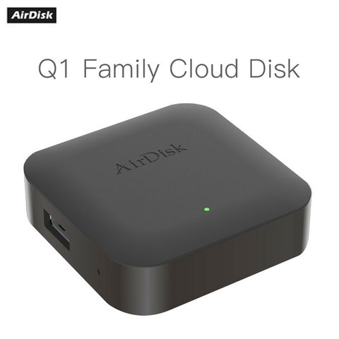 AirDisk Q1 mobile hard disk box home NAS home network storage server cloud storage private cloud local area network personal clo ► Photo 1/6