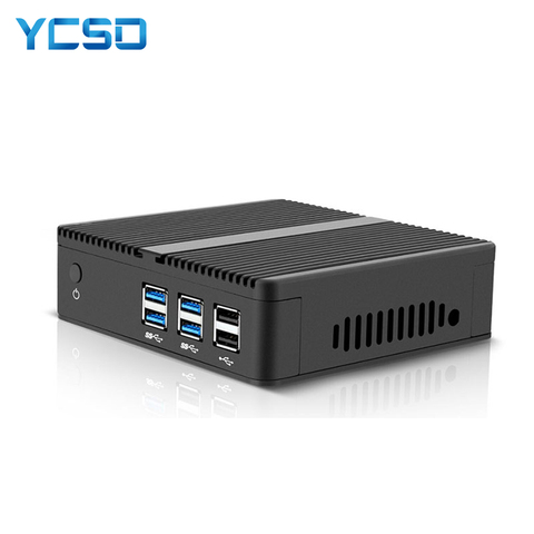 YCSD Mini PC Core i5 4210Y Pentium 4405U 2955U i7 Computer Fanless PC Windows 10 Desktop HDMI USB3.0 Htpc MINIPC Thin Client NUC ► Photo 1/6