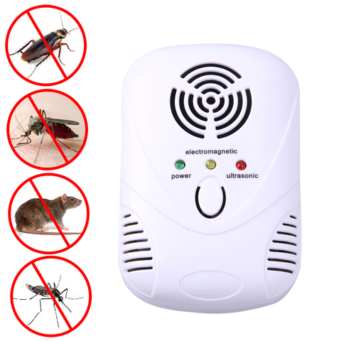 110-230V/6W Electronic Ultrasonic Mouse Killer Mouse Cockroach Trap Mosquito Repeller Insect Rats Spiders Control US/EU Plug ► Photo 1/6