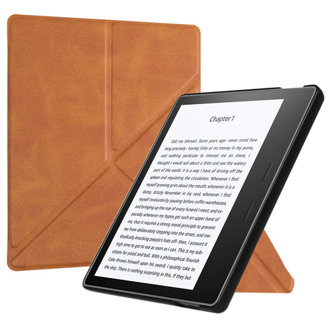 BOZHUORUI Origami Case for New Kindle Oasis (9th-10th Generation,2017-2022 Release) - Slim Fit Stand Cover with Auto Wake Sleep ► Photo 1/6