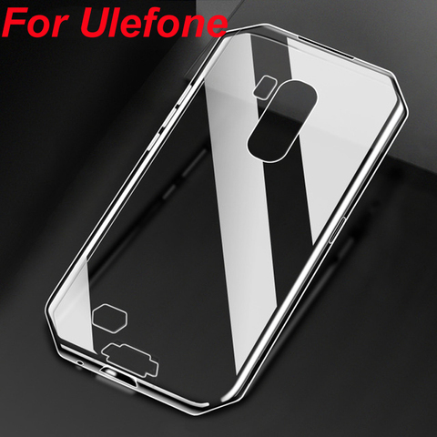 For Ulefone Armor 8 9E X6 X7 X8 Pro Note 8P 9P Case Silicon Cover Soft TPU Matte Black Phone Protector Shell Glass Capa Coque ► Photo 1/6