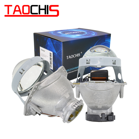 TAOCHIS 2pcs Auto Car Headlight 3.0 inch Bi-xenon Hella 3R G5 5 Projector lens Car styling Retrofit head light Modify D2s ► Photo 1/6