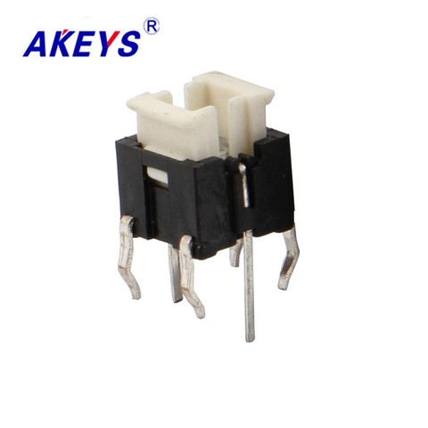 10PCS TS-H002 6*6*7 Illuminated tact switch 4 pin DIP type LED push button switch TS-LS-001 ► Photo 1/3