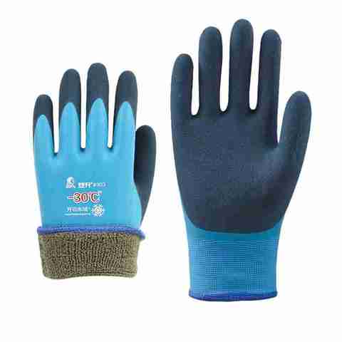 Work Gloves Keep Warm, Cold-resistant  Waterproof Non-slip Pu Coated  Gloves Anti-static Gloves ► Photo 1/1