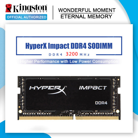Kingston Memoria Ram ddr4 3200MHz 8gb 16gb 32g HyperX Impact  SODIMM CL20 1.2V DRAM 260pin Intel Gaming Notebook memory for lapt ► Photo 1/1