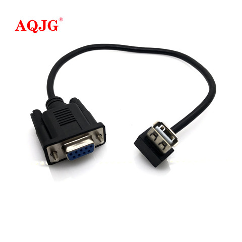 RS232 DB9 Female to USB 2.0 A Female Serial Cable Adapter Converter 8