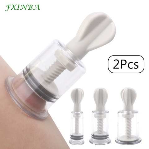 FXINBA 2Pcs Breast Nipple Sucker Clitoris Suction  Bdsm Bondage Massager Nipple Vacuum Pump Enlarger Sex Toys for Women Adults ► Photo 1/6