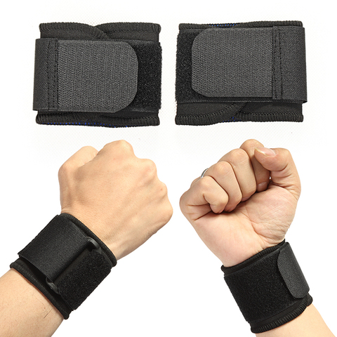 Adjustable Soft Wristbands Wrist Support Bracers For Gym Sport Basketball Carpal Protector Breathable Wrap Band Strap Safety 8 ► Photo 1/6