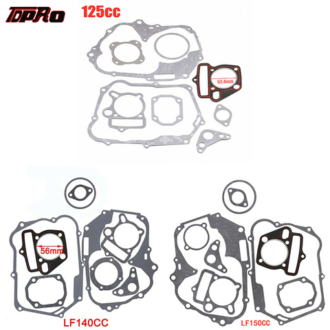 TDPRO 125cc 140cc 150cc Lifan Set Engine Gaskets Motor Cylinder Gasket Head Base For Dirt Pit Bike Motorcycle Scooter Quad Buggy ► Photo 1/6