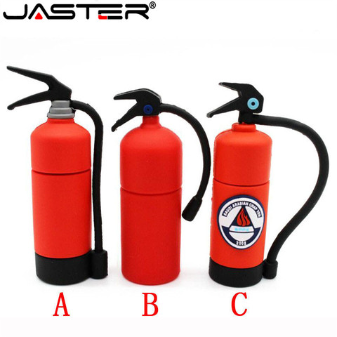 JASTER cartoon fire extinguisher pen drive  firemen USB Flash disk memory stick U disk pendrive 4GB/8GB/16GB free shipping ► Photo 1/6