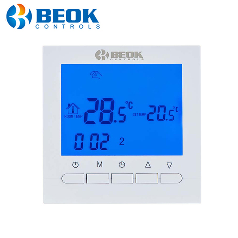 BOT-313W Programmable Battery Power Room Digital Thermostat for Gas Boiler Heating Temperature Control Wall Mounted Thermostat ► Photo 1/6