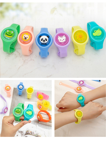 YL 5PCS Mosquito bracelet against mosquito watch children baby anti-mosquito bracelet adult outdoor mosquito repellent buckle ► Photo 1/6
