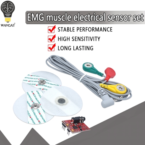 Muscle Signal Sensor Emg Sensor Controller Detects Muscle Activity For Arduino Development board for wearable Devices ► Photo 1/6