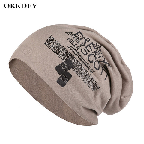 OKKDEY Hats for Women Skullcap Men Beanie Hat  Unisex Warm Ladies Autumn Winter Caps Outdoor Fashion Hip-hop Beanie Cap For Men ► Photo 1/6