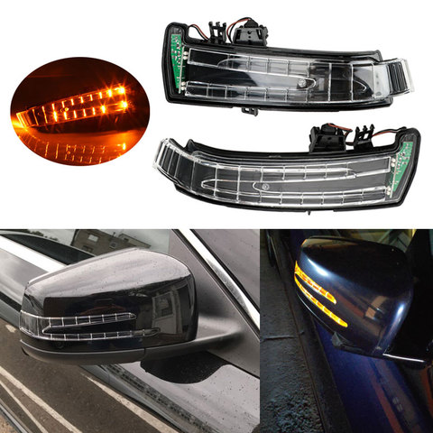 LED Side Repeater Lamp Rear View Mirror Turn Signal Lights for Mercedes-Benz W221 W212 W204 W176 W246 X156 C204 C117 Blinker ► Photo 1/6
